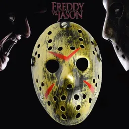 Skräck Cosplay Kostym Fredag ​​Den 13: e delen 7 Jason Voorhees Kostym Latex Hockey Mask Vorhees GB1208