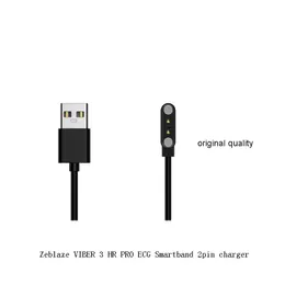 Zeblaze VIBE 3 HR pro ecg 스마트 밴드 스마트 팔찌 시계 마그네틱 USB 2pin 원래 충전 케이블 충전기