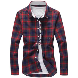 Men's Dress Shirts Five XL Painting Shirt Brand Fashion Button Long Sleeve Leisure Directly Sending Large Size