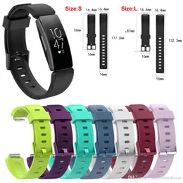 Najnowszy zamiennik silikonowy klasyczny sportowy pasek na nadgarstek dla Fitbit Inspire Inspire HR Watch Band