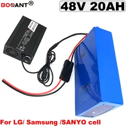 48V 20AH electric bike lithium battery For Original Samsung/ Panasonic/ LG 18650 cell 48V E-bike battery for 1500W 2000W Motor