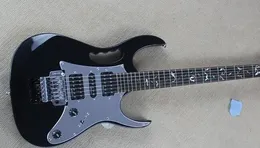 Gorąca wyprzedaż!! Akcesoria jakości z Korea Dimarzio Pickup Floyd Rose Tremolo Gitara Blackelektryczna Darmowa Wysyłka