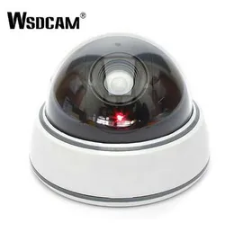 WSDCAM Home Rodzina Outdoor CCTV Camera Fałszywa Manekin Surveillance Securveilance Kopuła Mini Dummy Kamera z LED Light White