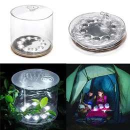 Hot Sale 10LED Camping Solar Powered Foldable Inflatable Portable Light Lamp For Garden Yard Led Solar Light Outdoor