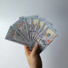 Sahte Para Prop Money 10 20 50 100 200 200 ABD Doları Euro Pound İngilizce Banknotlar Gerçekçi Oyuncak Bar Prop Kopyalama Para Birimi Sahte Bilgiler 100 PC/PACK