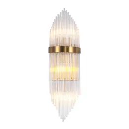 Luxury Crystal Sconce Wall Lights Modern Chrome Wandlamp Living Room Decoration Crystal Belysning Bredd 23cm H75cm