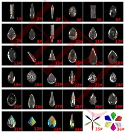 Gratis frakt AAA 76mm (40PCS / lot) Crystal Chandelier Pendant / Crystal Curtain Pendants, Crystal ljuskrona del