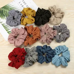 Scrunchies أغطية الرأس منقوشة على نطاق واسع الشعر التعادل الحبال الشعر مطاطا المطاط الشعر Hairband بنات حامل ذيل الحصان الشعر Scrunchy إكسسوارات 18 تصاميم