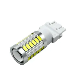 2 sztuk 3157 5630 33-SMD Xenon White Day Lights Lights Parking Lights DRL