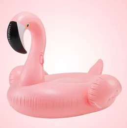 150 cm 59 "Gigantyczny Nadmuchiwane Flamingo Pool Float Zabawki Pływanie Koło Plaża Morze Nadmuchiwany Materac Pływa Party Najlepszy Prezent