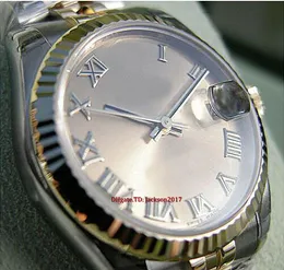 Original box certificate Casual Modern Women Watches 178273 Midsize Steel Yellow Gold Champagne Roman Dial 31MM