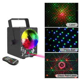 RGB LED Sahne Işık Uzaktan DJ Disko Işıkları 60 Desenler Mini ProjectEur LED Etkisi Lamba Noel Tatil Bar Aydınlatma Parti İç Mekan Lambası