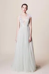 Sukienki na studniówek Seksowne słodkie 16 sukienki 2020 Ręcznie robiony tiul kwiatowy formalne suknie wieczorowe Abendkleider Robe de Mariee Bendkleider