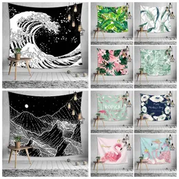 34 Styles Bohemian Mandala Tapestry Beach Towel Flamingo Printed Yoga Mats Polyester Bath Towel Home Decoration CCA11529-A 10pcs
