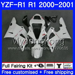 YAMAHA YZF 1000 YZF R 1 YZF-1000 YZFR1 00 01 Gövde İnci Beyaz ışık Çerçeve 236HM.9 YZF-R1 00 01 Kaporta YZF1000 YZF R1 2000 2001 Fairing