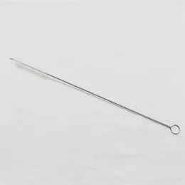 Low Price Light Weight Stainless Steel Straws Brush, 230MM Long Nylon Brush for Metal Straws Cleaning