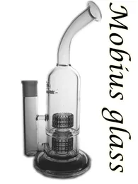 2024 Tiktok Hot Mobius Design Sidecar Glass Glassh Bongs DAB RIG RIG DOPPIO MATRIX STEREO PIBO ACCIA