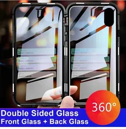 360 Double Sided Glass Magnetic Adsorption Phone Case For iPhone XR XS Max X 8 7 6 6S Plus Metal Magnet Tempered Glass Capinhas