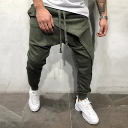 2019 Herrkläder Svart Harembyxor Män Pocket Joggare Byxor för män Kausal Hip Hop Sweatpants Tracksuit Kargo Pantolon