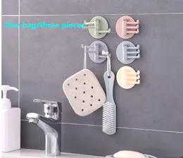 Многоцелевой поворотный крюк кухня бесследного ванной стены стойки ногтей крюк крюк вешалка для полотенец