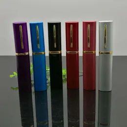 Glass Pipes Smoking Manufacture Hand-blown hookah Multi color mini portable pen style hookah bottle