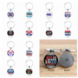 12 Styles JOE Biden 2020 Keychain Pendant Joe Biden For President Keyring US President Badge Key Chain Party Favor ZZA2200 600PcsN