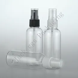 Hochwertige 80 ml transparente Kunststoff-Sprühflasche, nachfüllbare Flasche, Parfüm-PET-Flasche