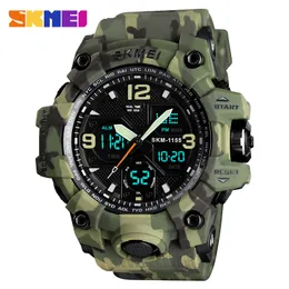 Luxury Skmei Military Army Men armbandsur Waterproof Sports Watches Digital Quartz Watch Men Clock Relogio Masculino LY191213