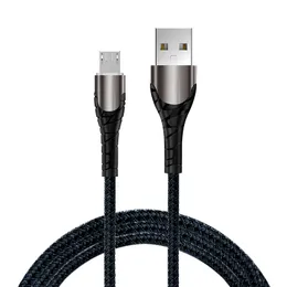 The new aluminum alloy fast charge luminous data cable braided data cable is suitable for Android TYPE-C charging cable dhl free