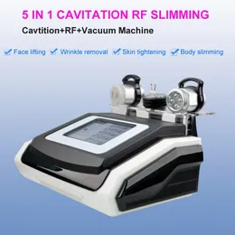 5 in 1 Ultrasonic Liposuction Cavitation Multipolar RF Bipolar RF BIO Face Skin Lifting Strong Vacuum Cavitation Body Slimming Machine