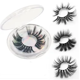 Nowy 25mm Fałszywy 3D Mink Rzęsy Fałszywe Rzęsy Naturalne Grube Długie Fałszywe Mink Eye Lashes Makeup Full Soft Eyelash