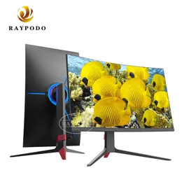 Raypodo 24 27 32 inch Curved 144hz PC gaming monitor with breathing light