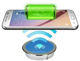 Promotional waterproof QI tabletop wireless furniture module charger / new smart qi wireless desktop charger