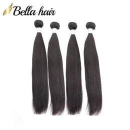 Mongolian Straight Human Hair Weft Extensions 4pcs/lot Remy Virgin Hair Bundles