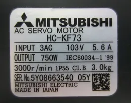 1 ШТ. Оригинальный Серводвигатель Mitsubishi HC-KF73 Новое в коробке, пожалуйста, свяжитесь с нами Проверить запас перед оплатой