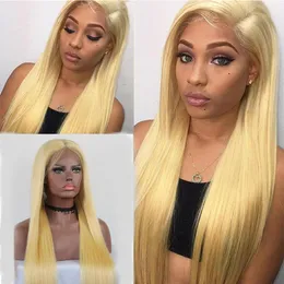 613 Blonde 360 Lace Frontal Wig Glueless Pre Plucked With Baby Hair Silky Straight 360 Wig for Women