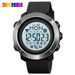 Men Digital Sport Calorals Watches Notometer Weather LEG Watch Please Pedsion Compass Compass Mileage Metronome Clock193A