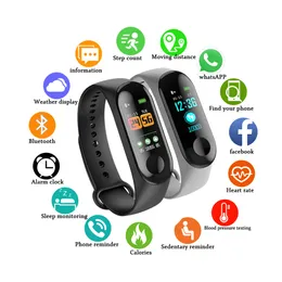 Bluetooth Spor Akıllı İzle Erkekler Kadınlar Smartwatch İçin Android IOS Spor Tracker Elektronik Akıllı Saat Band Smartwach