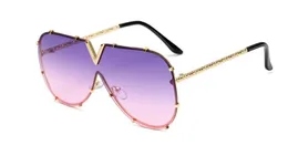 Wholesale-X907サングラスパイロット女性ブランドデザイナーメンズラグジュアリーミラーサンクリアメス2018サンガラス眼鏡女性フラットトップ