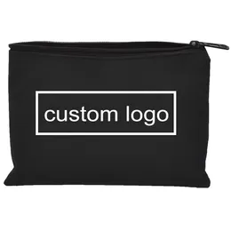 23x16 cm Personalizado Preto À Prova D 'Água Oxford Saco de Pano Zipper Instrumento De Armazenamento Caso Bolsa Kit de Ferramentas Sacos Atacado 500 pçs / lote