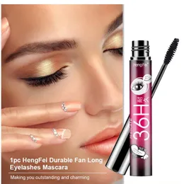 1 pz Hengfei Ventola Durevole Ciglia Lunghe Mascara Impermeabile Curling Trucco Degli Occhi Mascara Nero Cosmetici Ciglia di Lunga durata