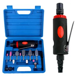 Freeshipping Pneumatic Tools Air Grinder Kit Pneumatic Grinding Machine With Grinding Polish Stone Sanding Machine Tool