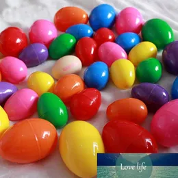 Plastic Easter Color Eggs Eco-friendly Buckle eggs 6*4cm Puzzle Eggs Baby Kids Toys Gift Easter Day DIY Decoration