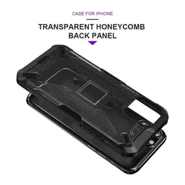 Samsung Galaxy S8 S9 S10 Plus Lite Transparent Honeycomb Back Full Protection Drop-Proof Cover2964의 전체 보호 갤럭시 S10 사례