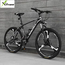Ny aluminiumlegeringsram 26 tum hjul 24/27/30 Speed ​​Hydraulic Disc Brake Mountain Bike Outdoor Sports Bicicleta MTB Cykel