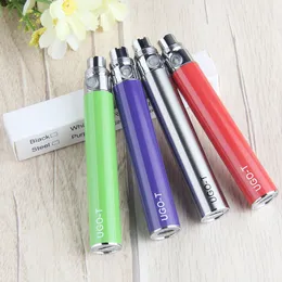 Electronic cigarette ego uGo-v UGO-T 510 battery USB Pass through e-cigarette bottom charge 650/900/1100mah Vape Pens