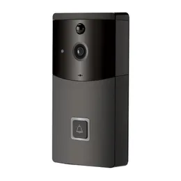 B10 2.4GHz Black Waterproof WIFI 720P Lower-Consumption Video Doorbell With Two Way Audio