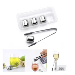 Original Xiaomi Youpin Circle Joy 4 Teile/satz Eiswürfel 304 Edelstahl Wiederverwendbare Kühle Kühle Eisform Für Whisky Wein CYX-C7 3012336