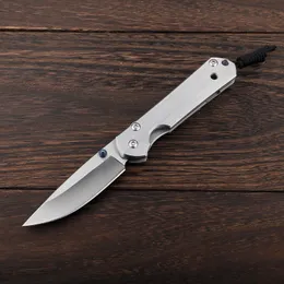 Chris Reeve Sebenza 21 nóż Kniarstwo CR Folding 5Cr15 58HRC CNC Merceryzacyjny uchwyt pola Survival Tools Outdoor Tactical Polowanie Nóż
