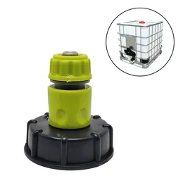 1pc 3/4 tum IBC Tank Tap Equipments Adapter Garden Slang Connector Plast Vattensslang Rör Byte Ventil Monteringsdelar